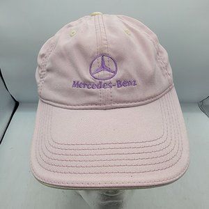 Ivory Mercedes Benz Womens Pink Athletic Hat Casual Adjustable Outdoors Cars